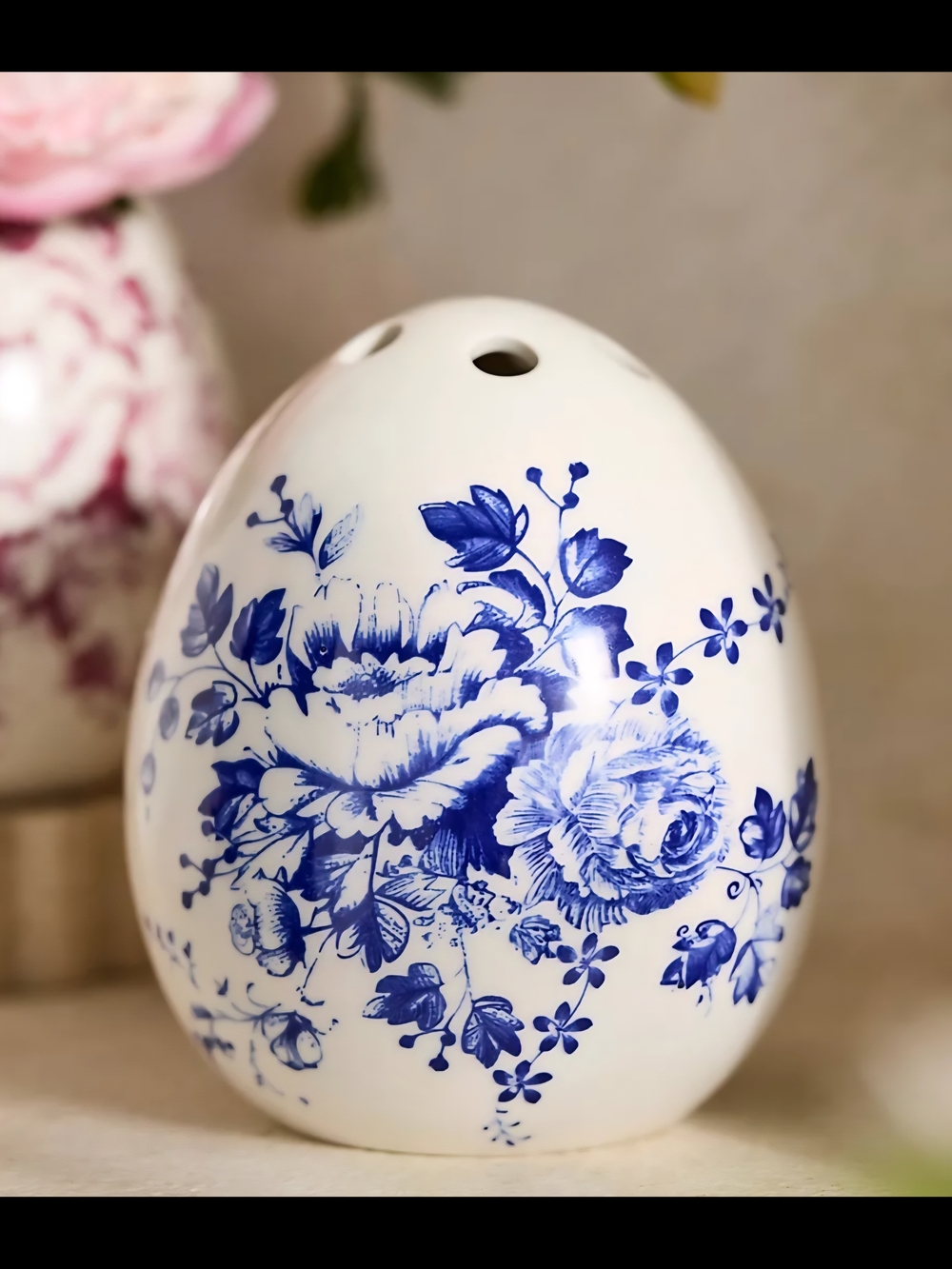NEW - Anthro - Terrain, Delft Egg Bud Vase
